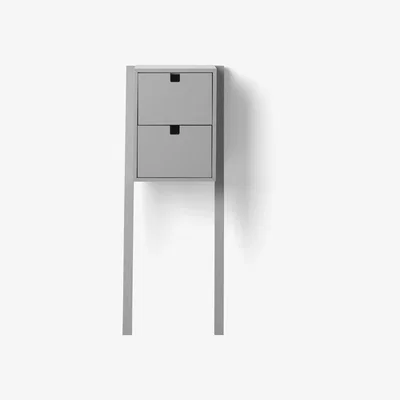 Nordic Nest 1898 Square bed- and hall way shelf Grey