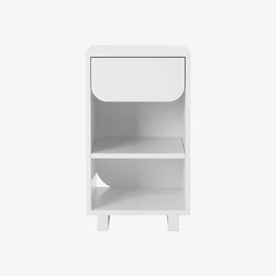 Nordic Nest Vidja bedside table White
