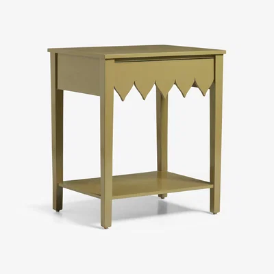 OKA OKA, Acutus Bedside Table - Lichen, Side Table