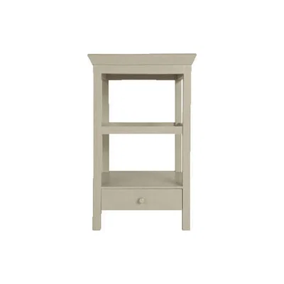 OKA Beauvais Wood Bedside - Dove Grey