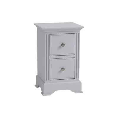 Oak&More Aubrey Small Grey Bedside Table