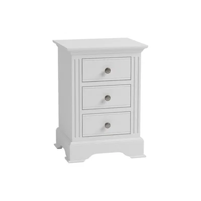 Oak&More Grace Large White Bedside Table