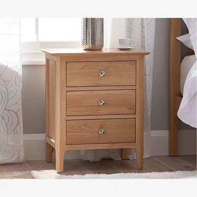 Oak&More Ex-display Sadie Oak Large Bedside Table