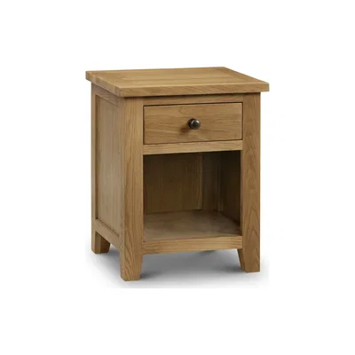 Oak&More Minnesota Oak 1 Drawer Bedside Chest
