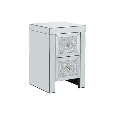 Oak&More Valera 2 Drawer Bedside Table