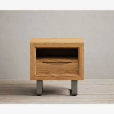 Oak&More Parker Solid Oak Bedside Table