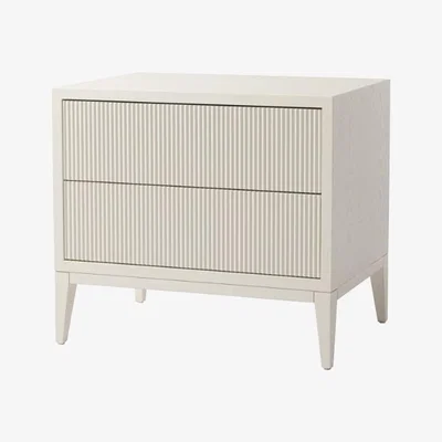 Olivia's RV Astley Amur Bedside Cabinet Wide White | Outlet