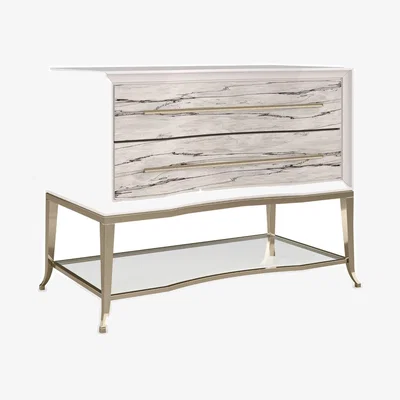 Olivia's Caracole Classic Natures Rhythm Bedside Table