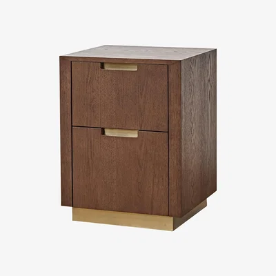 Olivia's Liang & Eimil Balkan Bedside Table Classic Brown finished