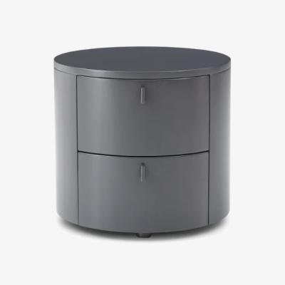 Olivia's Tommy Franks Sims Bedside Table in Matte Anthracite