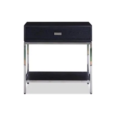 Olivia's Liang & Eimil Levi Bedside Table in Stainless Steel
