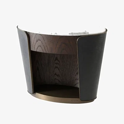 Olivia's Theodore Alexander Amour Oval Bedside Table