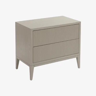 Olivia's RV Astley Amur Bedside Cabinet Wide Ceramic Grey