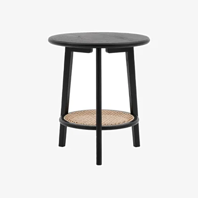 Olivia's Gallery Interiors Sawyer Bedside Table in Black & Natural