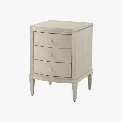 Olivia's TA Studio Bedside Table Overcast Shagreen