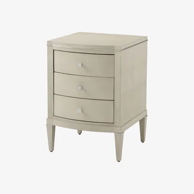 Olivia's TA Studio Bedside Table Overcast Shagreen