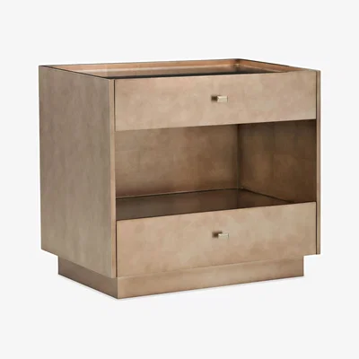 Olivia's Caracole Modern Edge Perimeter Bedside Table