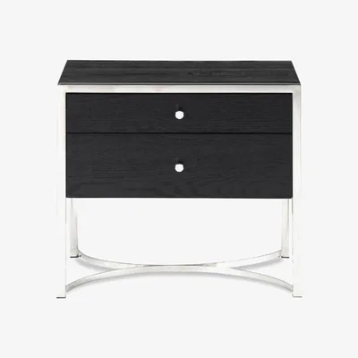 Olivia's Liang & Eimil Rivoli Bedside Table / Steel