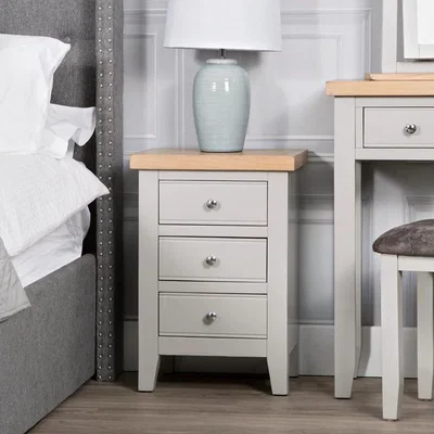 Downtown Easton Large Bedside Cabinet - Grey