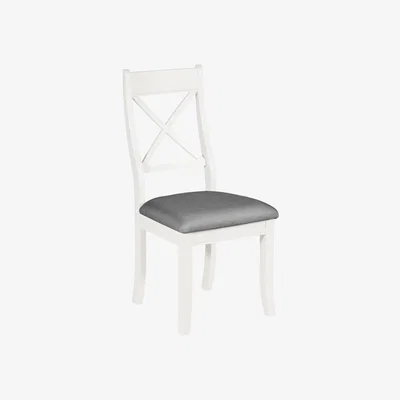 Downtown Rouen White Bedroom Chair