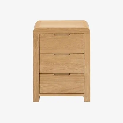 Downtown Julian Bowen Curve 3 Drawer Bedside