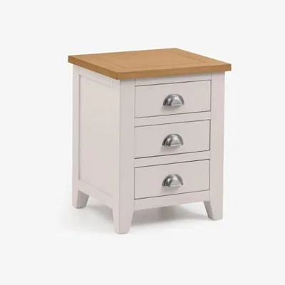 Downtown Julian Bowen Richmond 3 Drawer Bedside Table