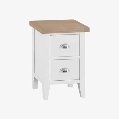 Downtown Trentham White Small Bedside Chest