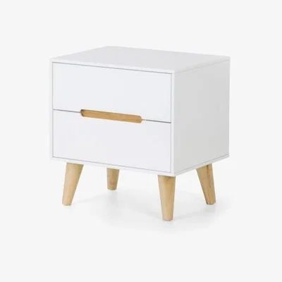 Downtown Julian Bowen Alicia 2 Drawer Bedside Table