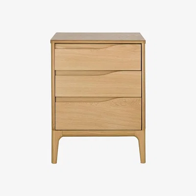Downtown Ercol Rimini 3 Drawer Bedside Cabinet