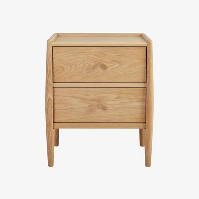 Downtown Ercol Winslow 2 Drawer Bedside Chest