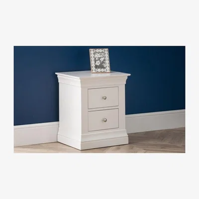 Downtown Julian Bowen Clermont 2 Drawer Bedside Table