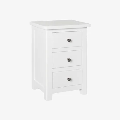 Downtown Cannes Bedside Cabinet - Painted White