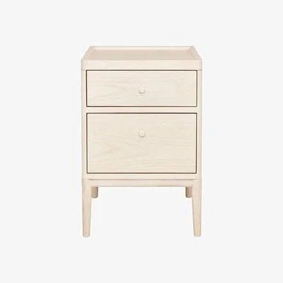 Downtown Ercol Salina Two Drawer Bedside Cabinet, []