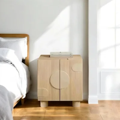 OAT Home Cashel Wooden Large Bedside Table