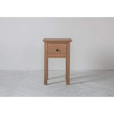 Perch and Parrow Lucie Oak Bedside Table