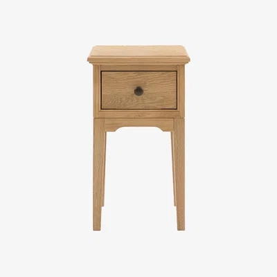 Perch and Parrow Sylva 1 Drawer Bedside Table