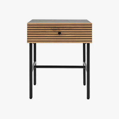 Perch and Parrow Furrow Bedside Table