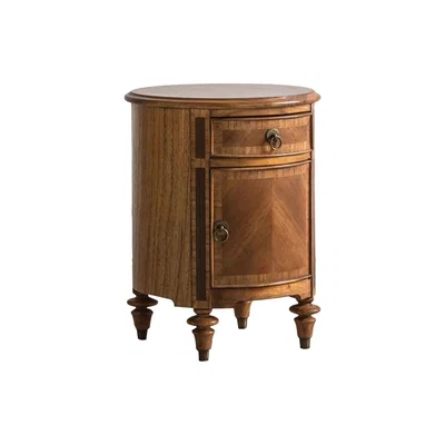 Perch and Parrow Botticelli Round Bedside Cabinet