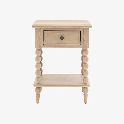 Perch and Parrow Spindler 1 Drawer Bedside Table