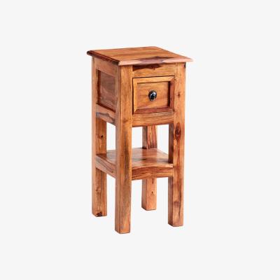 The Range Jali Sheesham Lamp Table - Brown