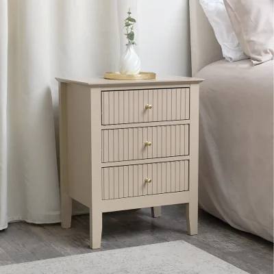 The Range Hales Bedside Table Piece - Tan