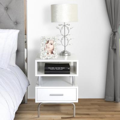 The Range Rosamunde White Beside Table - White