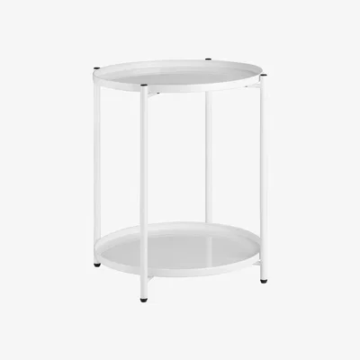 The Range Bedside Table Oxford - White
