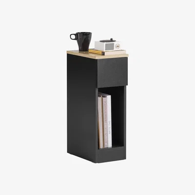 The Range Bedside Nightstand Table - Black