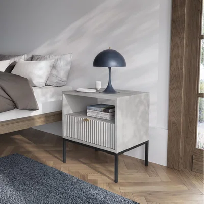 The Range Nova Night Stand - Light Grey