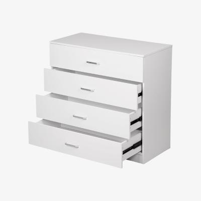 The Range Alivio 4 Drawers Bedside Storage Cabinet - White