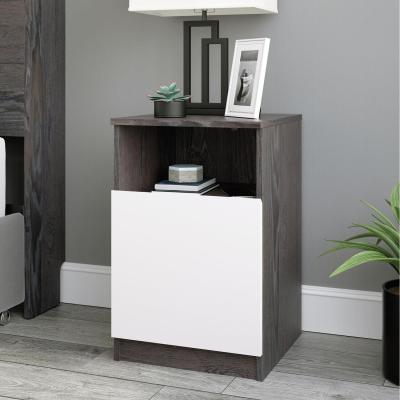 The Range Hudson Bedside Night Stand  - Charcoal Ash