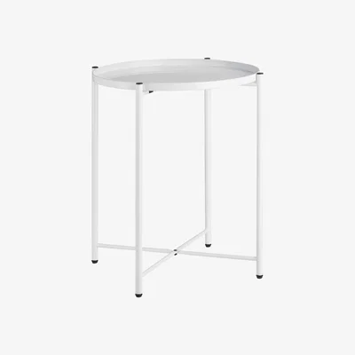 The Range Bedside Table Chester - White
