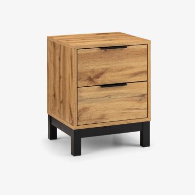 The Range Bali Bedside - Oak / 57.5cm