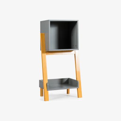 The Range Costway 2 Tier Open Bookshelf Storage Display-Grey - Grey